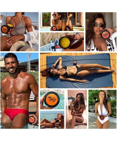 Mazzaci TanGo tanning accelerator 200 ml faster more powerful tanning delicious fruity scent vegan paraben and sulfate free with butter - Buy Online on GoSupps.com