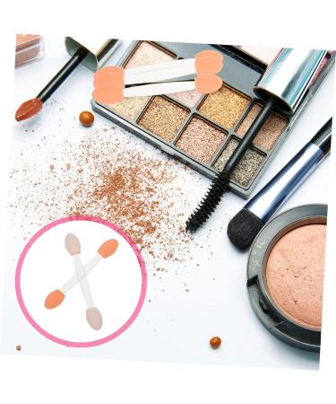 Hemoton 300 Pcs Double Ended Eyeshadow Brush Cosmetic Applicator Eyeshadow Stick Sponge Brush Tipped Oval Makeup Tool Cosmetic Tool Dual-side Latex Sponge Makeup Brush - Buy Online on GoSupps.com