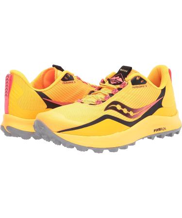 Saucony Peregrine 12 Women's Trail Running Shoe - Size 8, Vizigld/Vizired - Buy Online on GoSupps.com
