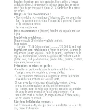 180 DR vcaps Promise Serrapeptase (Serratia Peptidase Enzymes) 120 000 SU MAXIMUM POTENCY Natural Pain Relief Made in Canada - Buy Online on GoSupps.com