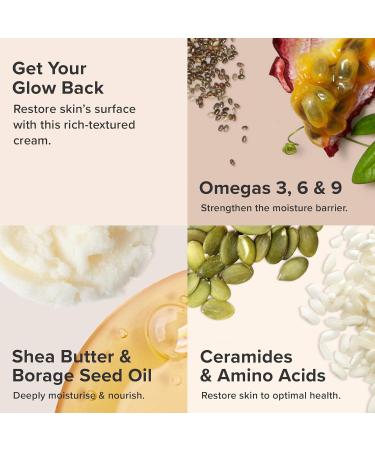 Paula's Choice OMEGA+ COMPLEX Moisturiser - Hydrating Night Cream - Strenghtens Skin Barrier & Reduces Redness and Sensitivity - with Shea Butter - Normal to Very Dry Skin - 50 ml - Buy Online on GoSupps.com