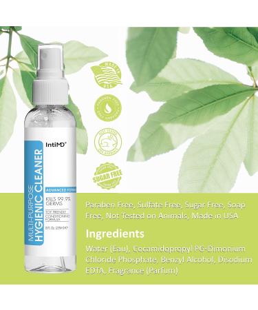 IntiMD Multi-Purpose Hygienic Cleaner | Advanced Pro-Skin Toy-Friendly Conditioning Formula - Ideal for International Use - Buy Online on GoSupps.com
