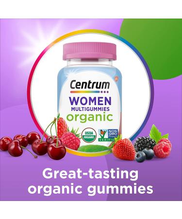 Centrum Women's Organic Multivitamin Gummies - Immune Support, 90 Count - Buy Online on GoSupps.com