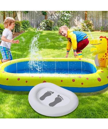 Foot Basin for Pool - Portable Pool Feet Washer | White Inflatable Pool Basin Tub with Pump Portable Swimming Pool Footbath for Pool and Beach - Buy Online on GoSupps.com