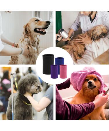 AIEX 4 Pack Colorful Dog Head Covers - Soft Earmuffs & Neckerchief for Warmth Noise Reduction & Relaxation - Buy Online on GoSupps.com