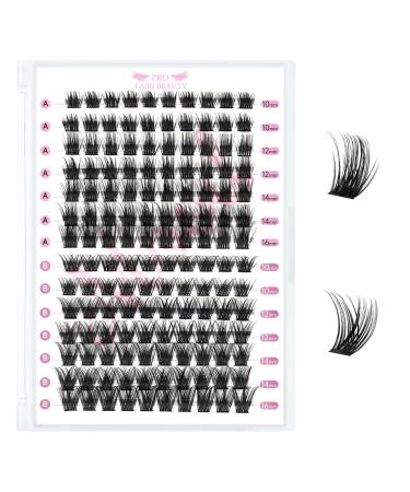 140 Pcs Lash Clusters 2 Styles Mixed Cluster Lashes DIY Eyelash Extensions Eyelash Cluster Extension DIY Individual Lashes Super Thin Band Soft and Easy to Wear (Gleeful+Stylish C-Mix) 10-16mix C Curl Gleeful+Stylish