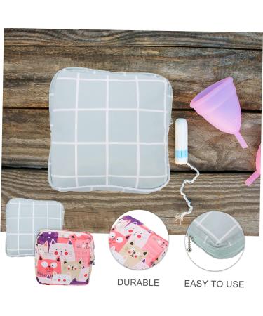 LALAFINA Feminine Menstruation Bag Set - Cute Cotton Travel Purses for Period Pad Storage - Buy Online on GoSupps.com