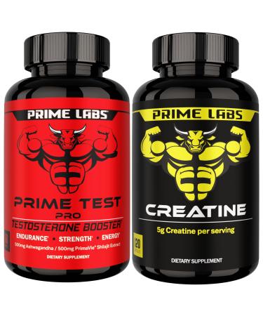 Prime Labs Prime Test Pro + Creatine Monohydrate Capsules