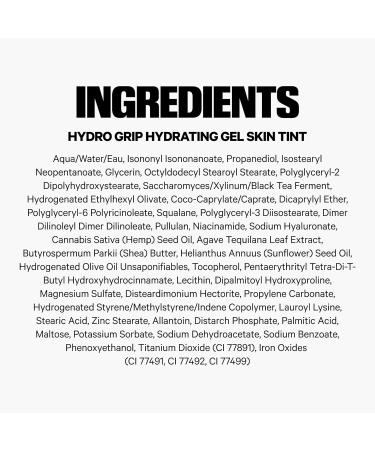 Milk Makeup Hydro Grip Hydrating Gel Skin Tint 12HR Lightweight Buildable Coverage with Hyaluronic Acid for Natural Dewy Finish Non-Comedogenic 6 Light Medium w/Neutral to Cool Undertones 1oz - Buy Online on GoSupps.com