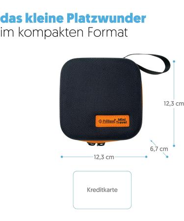Pillbase Mini Travel First Aid Bag - Compact Emergency Medication Storage for Trips - Buy Online on GoSupps.com