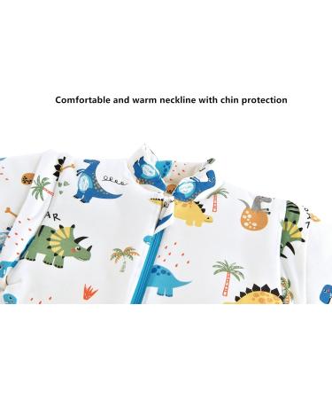 Chilsuessy Baby Winter Sleeping Bag | 3.5 Tog Organic Cotton | Forest Dinosaur | 6-18 Months - Buy Online on GoSupps.com