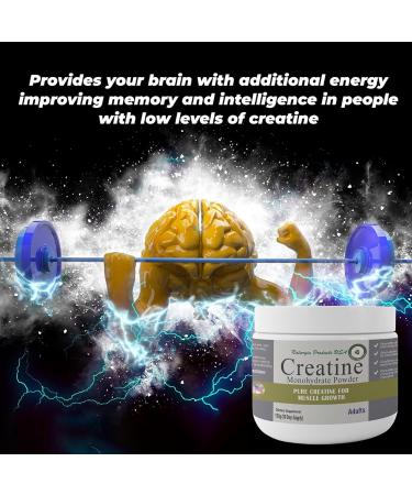 Pure Creatine Monohydrate Powder - Flavorless Supports Muscle Health Easy Absorption & Quick Dissolution - International Shipping Available - Buy Online on GoSupps.com