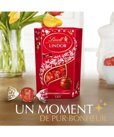 Lindt - Cornet LINDOR - Chocolat au Lait - Id al pour P ques 87g Lait 87g - Buy Online on GoSupps.com