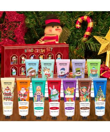 RDDAIPE Mini Hand Cream 12 Pieces Christmas Hand Cream Mini Hand Cream Hand Cream Set for Dry Hands Christmas Gift Small Christmas Gift for Women Men Colleagues Friends - Buy Online on GoSupps.com