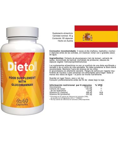 Buy Dietoll 300 Capsules (5x60) - Best International Shipping - Premium Dietary Supplement - Buy Online on GoSupps.com