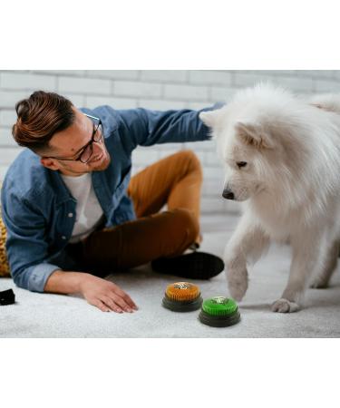 LightUp Paws LED Training Buttons for Dogs & Pets | Recordable Buzzers for Easy Communication | Perfect Pet Gift with Free Stickers - Buy Online on GoSupps.com