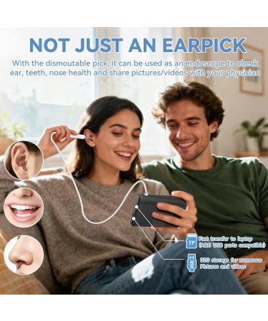 visclyn Earwax Removal Kit - Standalone Ear Cleaner with 4.3" IPS Display 1080P HD Camera Intuive Button Operation 3H Continuous Working 9 Silicone Tips No Phone Required - Buy Online on GoSupps.com
