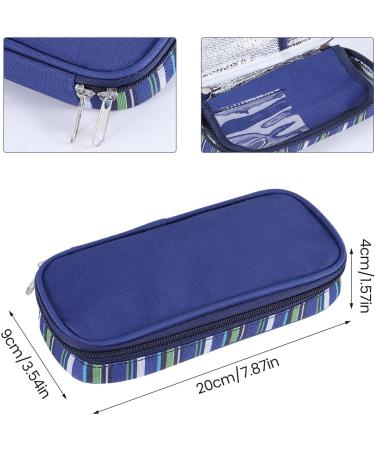 dinio Insulin Cooler Travel Case Diabetic Medication Organizer Medicals Cooler Bag Waterproof and Insulation Liner(Navy Blue) - Buy Online on GoSupps.com