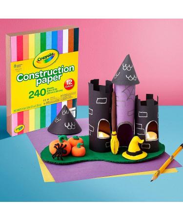 Crayola Construction Paper (240ct) - Kids' Arts & Crafts 12 Assorted Colors - Classroom Supplies & Gifts - Buy Online on GoSupps.com