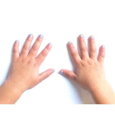 Miss Nella Blue Candle Safe Nail Polish for Kids - Non-Toxic & Odour-Free Formula | Water-Based, Easy Peel Off for Children & Toddlers - Buy Online on GoSupps.com
