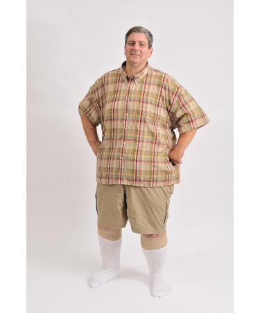 Extra Wide 6E Unisex Medical Mid Calf Crew 3PK - Antimicrobial - Made in USA - Black - Buy Online on GoSupps.com
