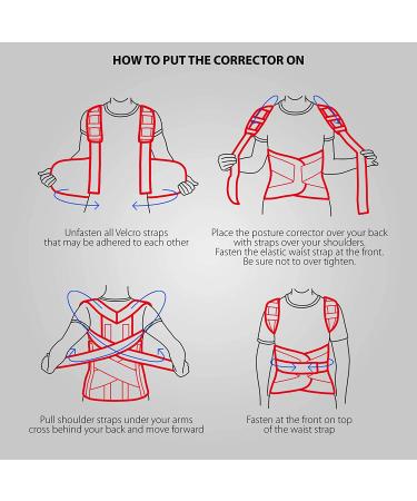 ORTONYX Full Back Support Brace - Relief for Upper and Lower Back Pain, Kyphosis, Rounded Shoulders - Posture Correction - Size Large - Black - Buy Online on GoSupps.com