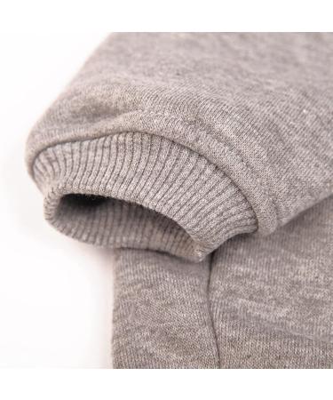Lifewheel 2XL Dog Jacket & Sweater - Warm Hooded Winter Coat for Small Dogs & Cats - Gray Pet Costume - Buy Online on GoSupps.com