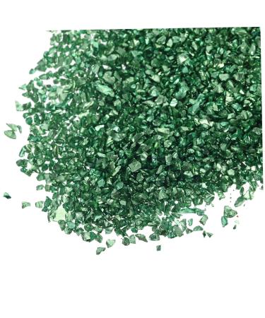 1 Glass Chip Nail Sprinkles Rhinestones for Nails Vintage Nail Charm Nail Crushed Glass Punk Accessories 3D Nail Charm Resin Filler Gems for Nails Bulk Chips Nail Stickers Manicure 0.5X0.3cm Green