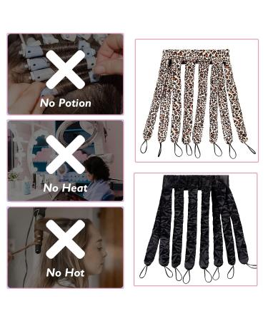 Adjustable Heatless Hair Curler Rod Headband for Long Hair - Overnight Curling Roller for Women and Girls - No Heat Curls with Removable Straps - Buy Online on GoSupps.com