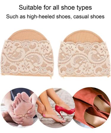 Forefoot Cushion Pad for High Heel Comfort | Women s Antislip Insole & Metatarsal Support Sleeves - Buy Online on GoSupps.com