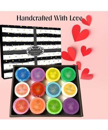Purelis Shower Steamer Gift Box - Set of 12 Aromatherapy Bath Bombs, Organic Tablets with Essential Oils - Spa Gift Set - Buy Online on GoSupps.com