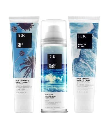 Shop IGK Effortless Texture Trio Kit - International Shipping | Elevate Your Hair Game - Buy Online on GoSupps.com