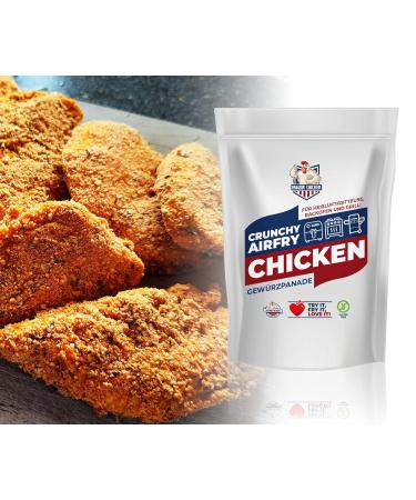 Crunchy Airfry Chicken Spice Panade 200g - Original Fried Chicken Taste for Air Fryer Oven & Grill - Fat-Free Breadcrumbs - Buy Online on GoSupps.com