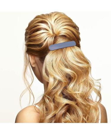 OIIKI 5Pcs French Hair Barrette Clip Set - Fine & Thick Hair Pins for Women & Girls - 5 Colors Rectangle Ponytail Holders - Buy Online on GoSupps.com