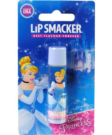 Lip Smacker Disney Princess Cinderella Sparkle Lip Balm Vanilla 4.0 g (Pack of 1) 4 gram (Pack of 1) Rapunzel