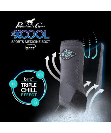 Professional's Choice 2XCOOL Sport Medical Boots - 4-Pack L Turquoise | International Shipping Available - Buy Online on GoSupps.com
