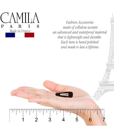Camila Paris CP1309/2 French Hair Snap Clip Barrette - Strong Hold Metal Snap Pin Hair Accessory for Women - 1.25 Inch (Pack of 2) - Buy Online on GoSupps.com