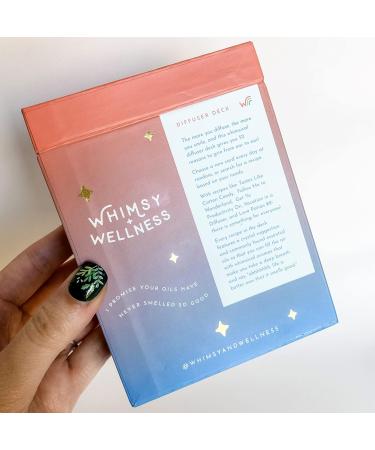 WHIMSY + WELLNESS Diffuser Recipe Deck | 52 Mood-Boosting Essential Oil Recipes for Home & Happiness | Perfect for Beginners and Experts - Buy Online on GoSupps.com