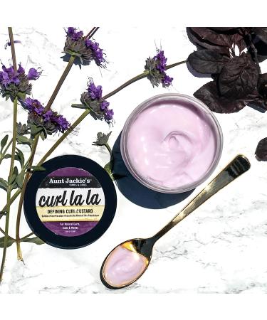 Aunt Jackie's Curl La La Defining Curl Custard 15 oz 6 Pack - Shea Butter & Olive Oil for Natural Hair - Buy Online on GoSupps.com
