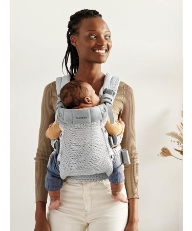 BabyBjrn Baby Carrier Harmony 3D Mesh Silver - Breathable and Comfortable - Buy Online on GoSupps.com