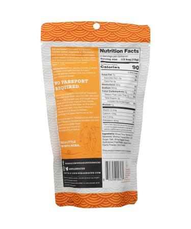 NORA Tempura Original Seaweed Snacks - 1.6 OZ | Healthy & Delicious Seaweed Treat - Buy Online on GoSupps.com