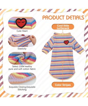 Breathable Summer T-Shirts for Hairless Cats | Soft & Skin-Friendly Cotton Clothing for Sphynx Cornish Rex Devon Rex - XXL (12-13lbs) in Violet - Buy Online on GoSupps.com