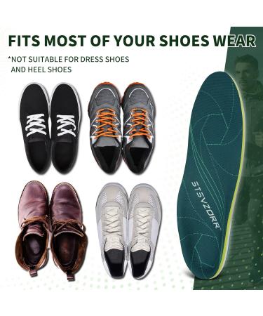 iFitna Strong Foot Vault Support - Unisex Shock Absorption Insoles for Running Shoes & Work Boots | EU40-41 (26cm) - Ultimate Comfort & Performance - Buy Online on GoSupps.com