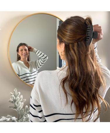 Buy Lolalet 10-Piece Large Hair Clips Slip-Resistant 8cm Jaw Clips for Thick Hair | Stylish Hair Accessories for Women & Girls (Pattern E) - Buy Online on GoSupps.com
