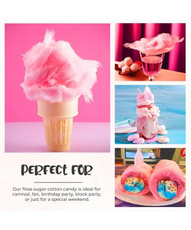 Baking Beauty and Beyond Premium Floss Sugar for Cotton Candy - Cotton Candy Flossing Sugar with Natural Ingredients Perfect for Every Occasion Bulk Floss Sugar 800g - Watermelon Flavour - Buy Online on GoSupps.com