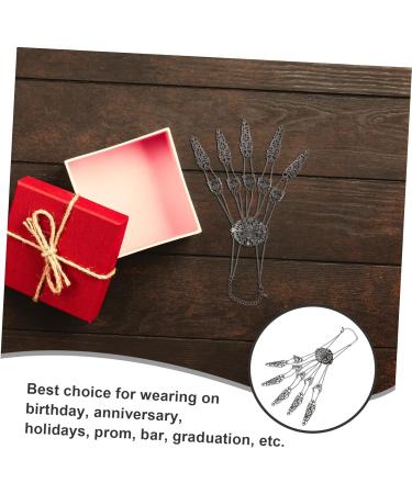 Ipetboom Manicure cot Bracelet Accessories accessories India Metal Western Regions chained Egypt finger cots mittens clothing nail jewelry Fashion - Buy Online on GoSupps.com