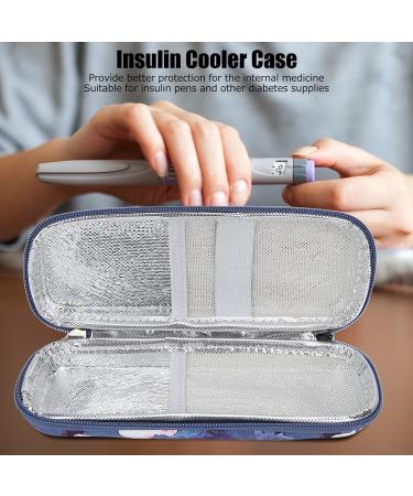 Demeras Insulin Pen Carrying Case Easy Open Waterproof Insulin Cooler Travel Case Good Capacity EVA for Travel Use(Flower) - Buy Online on GoSupps.com