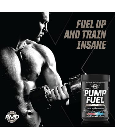 PMD Sports Ultra Pump Fuel Insanity Pre Workout Drink - Cherry Bombsicle - 30 Servings - Buy Online on GoSupps.com