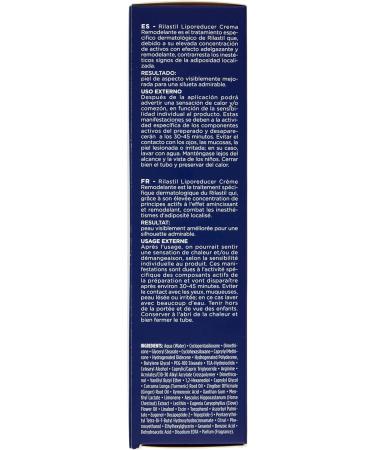 Rilastil Liporeducer Shaping Cream Remodeling Firming and Toning Action Slimming Effect Rich and Creamy Texture Pack of 200 ml - Buy Online on GoSupps.com