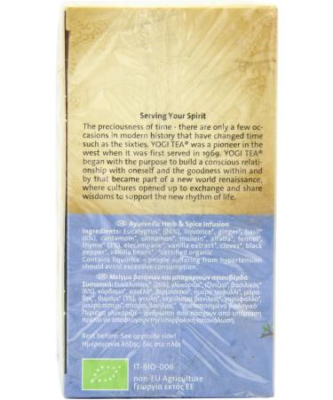 Yogi Tea | Breathe Deep - Organic | 4 X 17 Bags - Buy Online on GoSupps.com